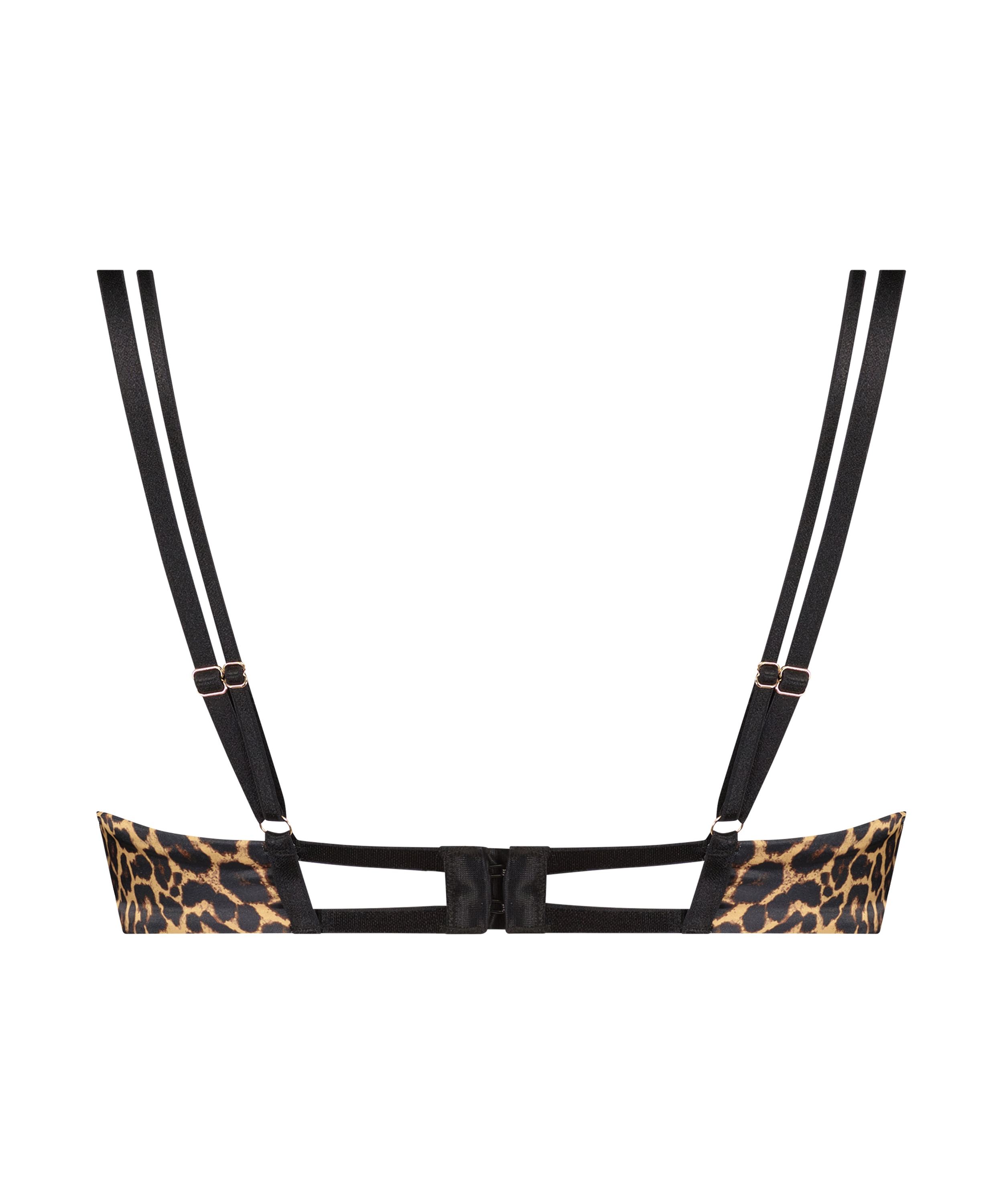 Soutien-gorge rembourré demi-bonnet à armatures préformé Ellie, Noir, main