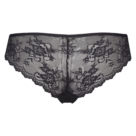 Slip brésilien Invisible Lace Back, Gris