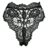 Slip brésilien jambe haute Marilyn, Noir