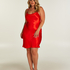 Robe mini Satin, Rouge