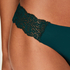 String Invisible dentelle, Vert
