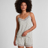 Ensemble de pyjama court Cami, Gris