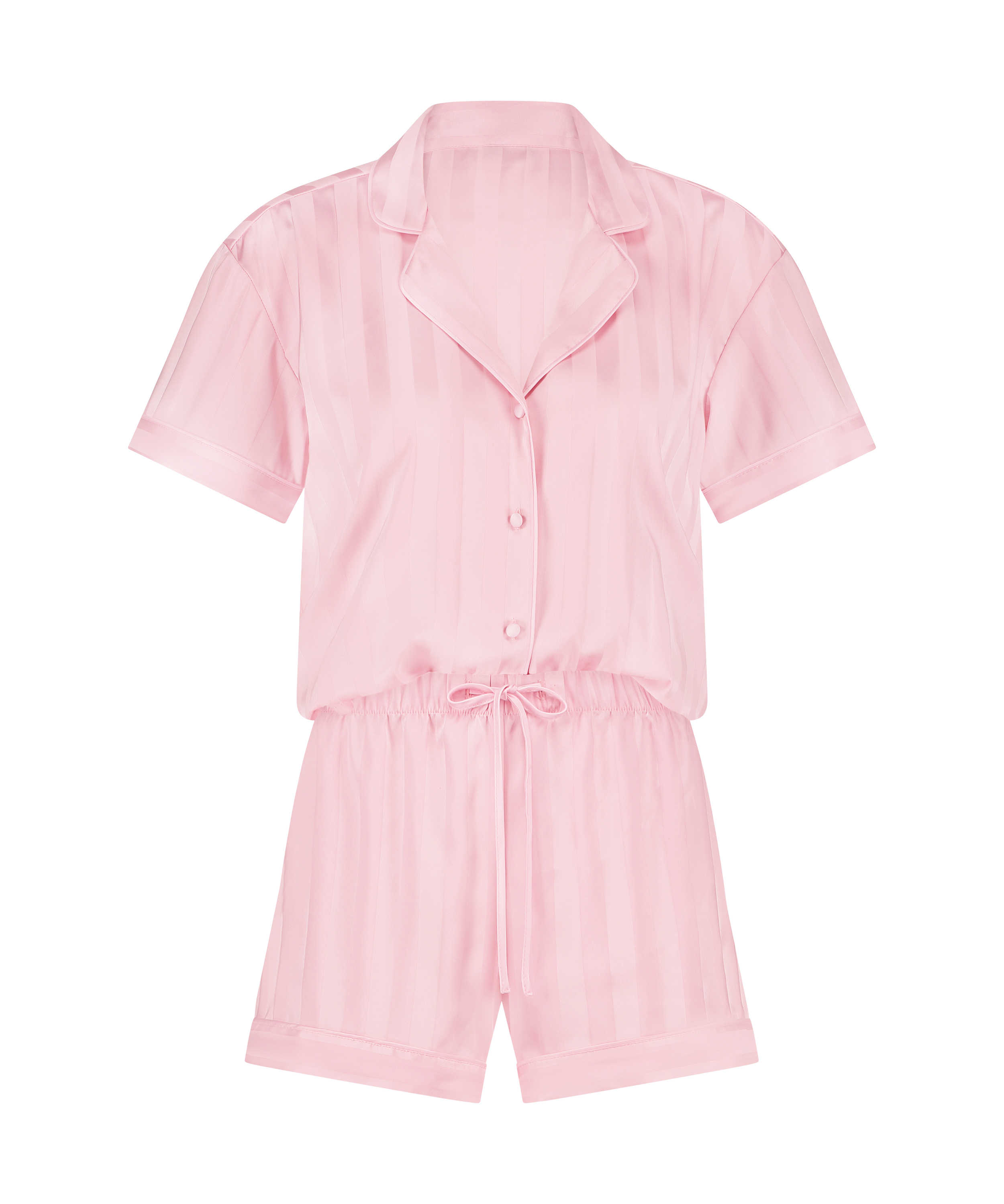 Ensemble de pyjama Satin, Rose, main