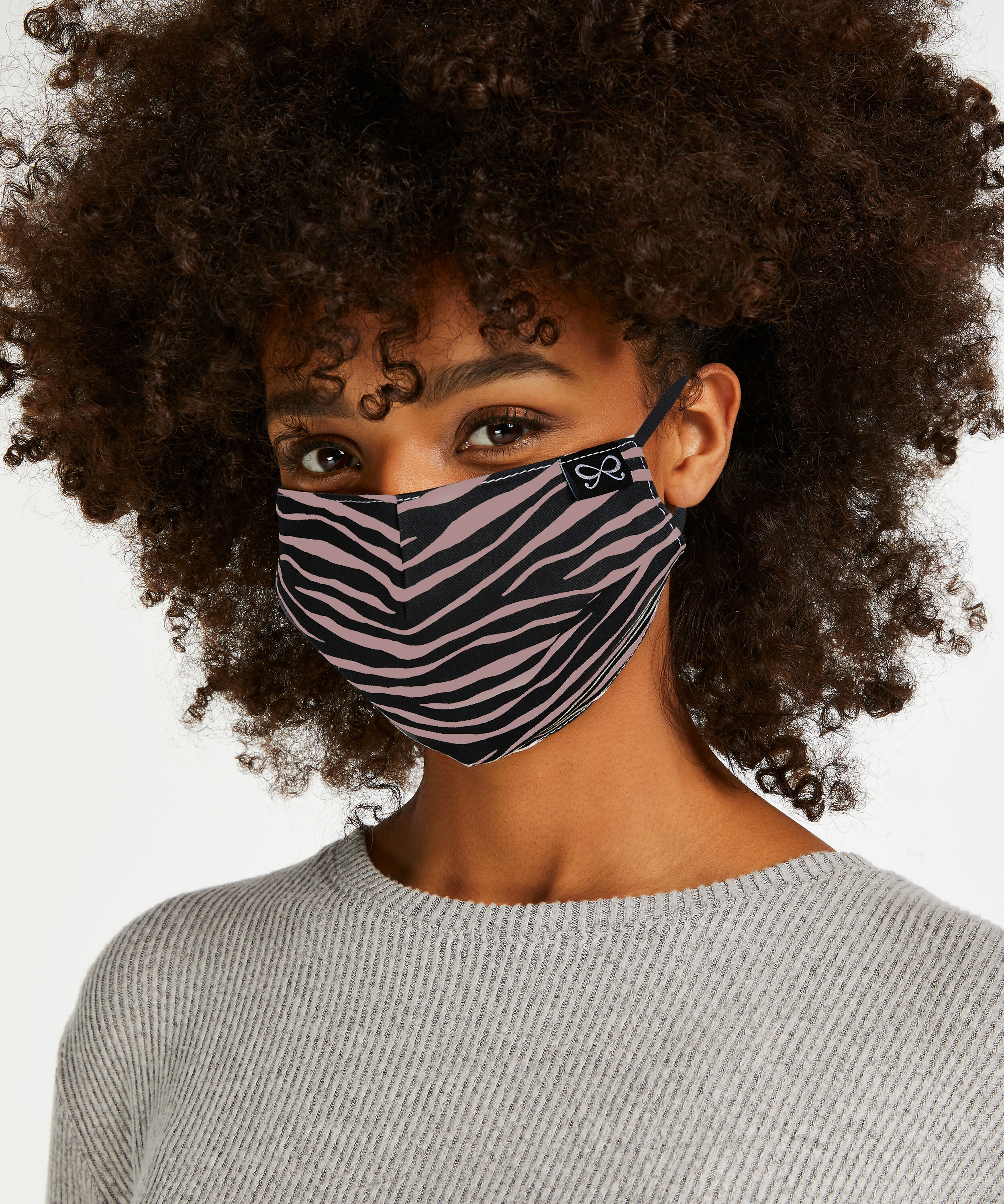 Masque Coton, marron