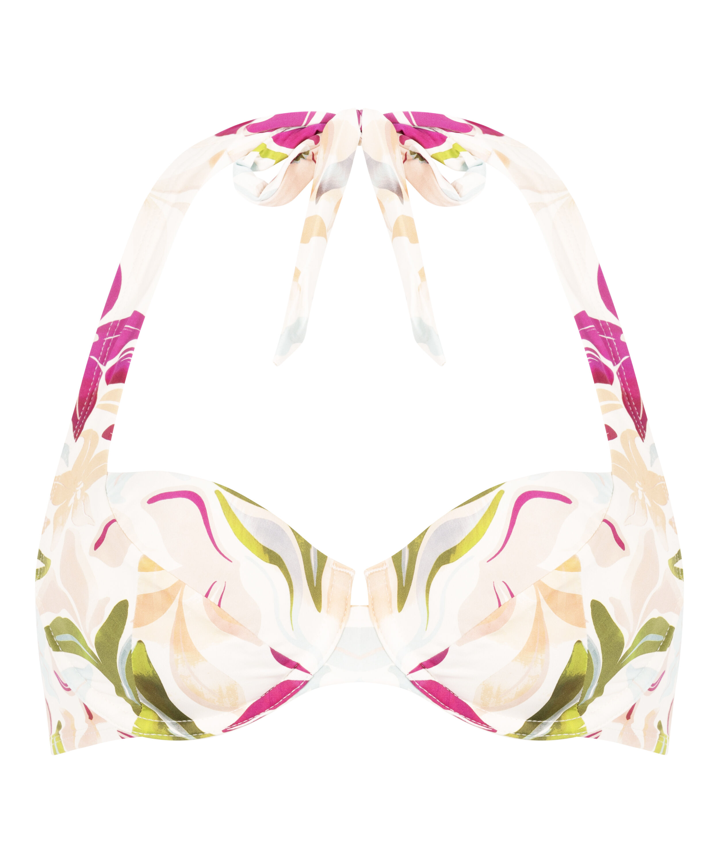 Haut de bikini &agrave; armatures non rembourr&eacute; Ayanna, Blanc