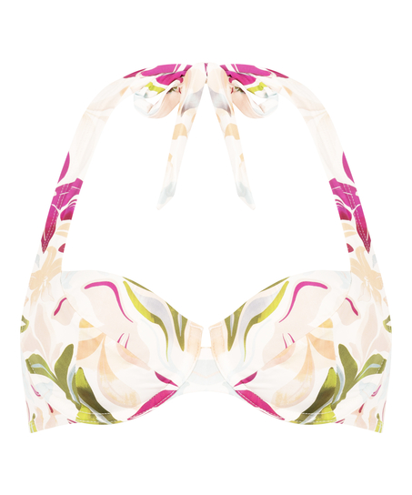 Haut de bikini à armatures non rembourré Ayanna, Blanc