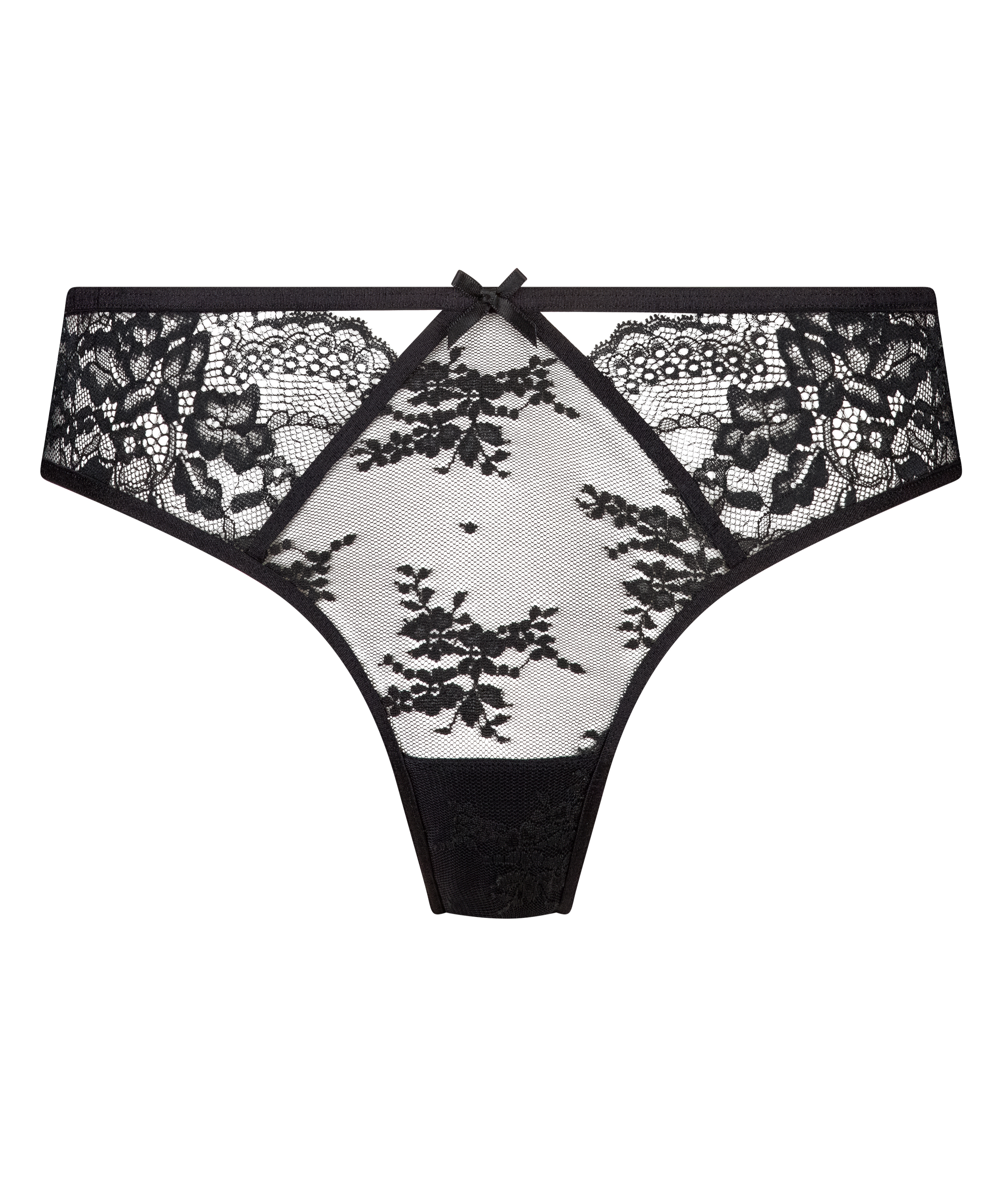 Slip brésilien Danica, Noir, main
