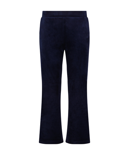 Pantalon de pyjama velours, Bleu