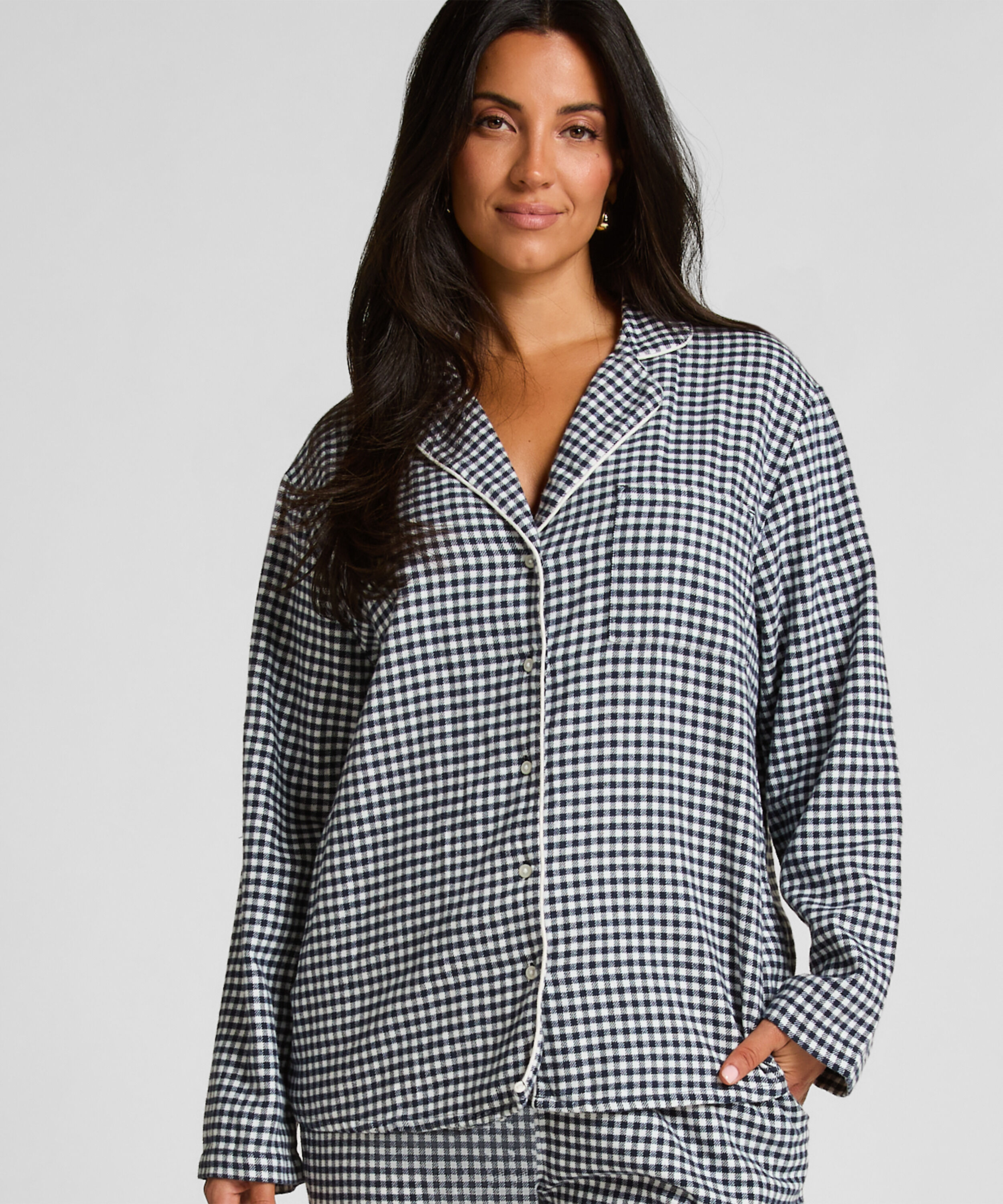 Haut de pyjama Flanel Essentials, Bleu Haut de pyjama Flanel Essentials, Bleu