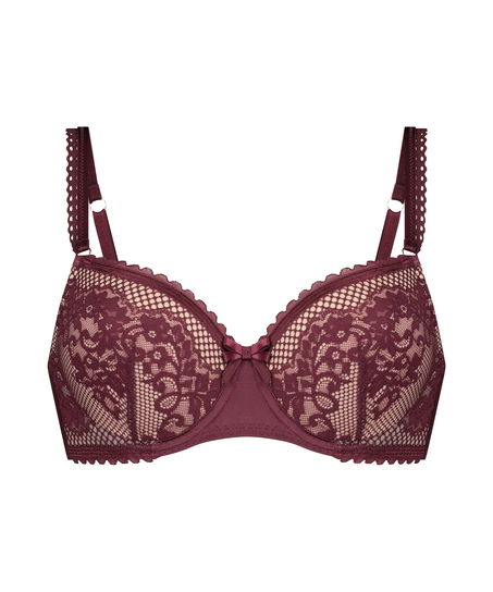 Soutien-gorge à armatures préformé Malika, Rouge