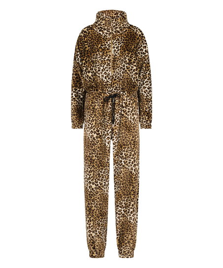 Onesie Flanelle Polaire, Beige