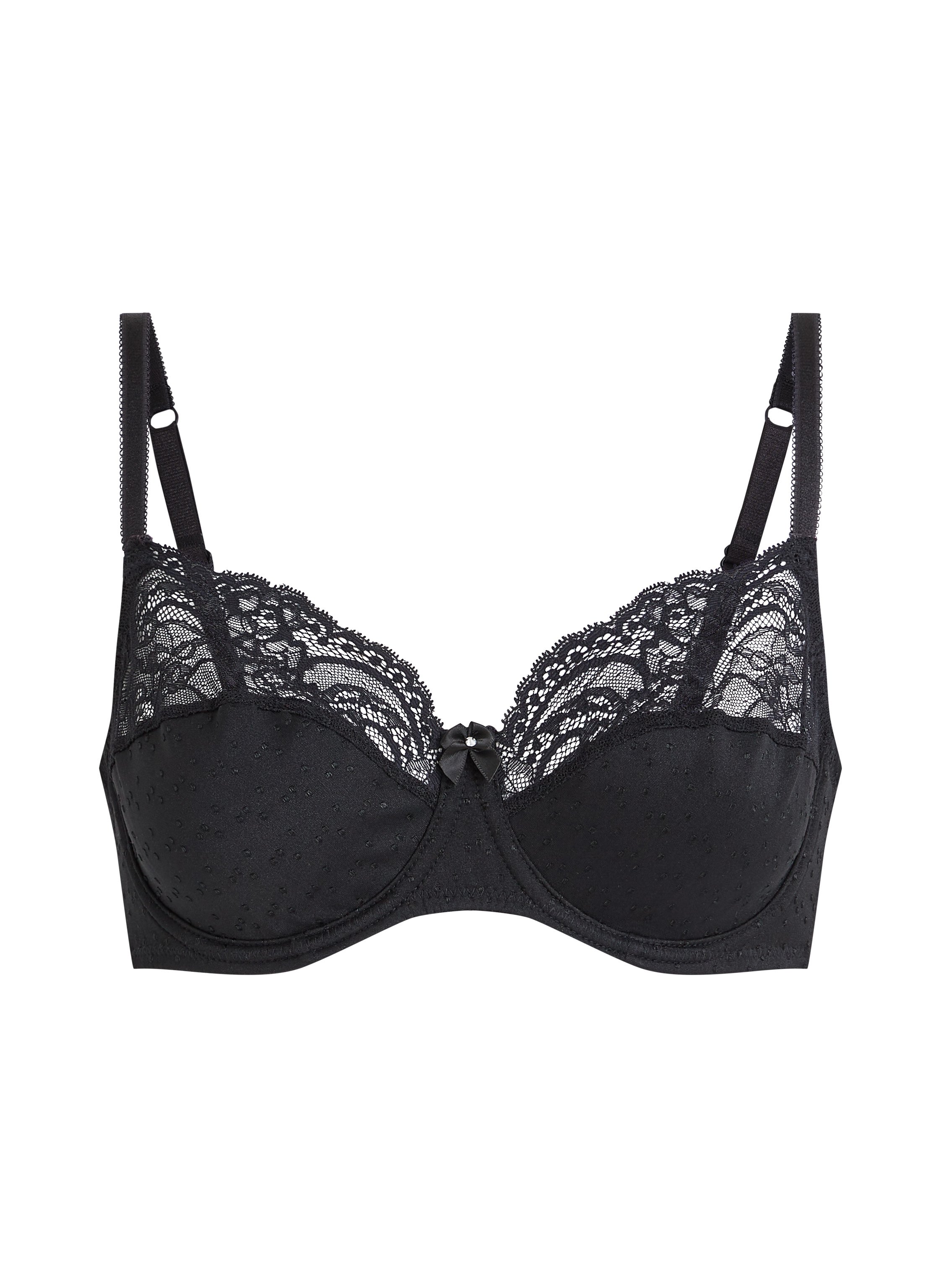Soutien-gorge à armatures non-préformé Sophie, Noir, main