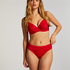 Slip de Bikini Rio Luxe, Rouge