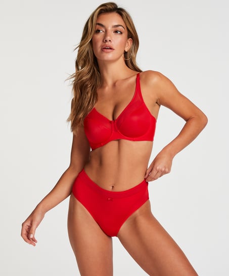 Soutien-gorge à armatures non-préformé minimiseur Nina, Rouge