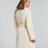 Peignoir Fleece, Blanc