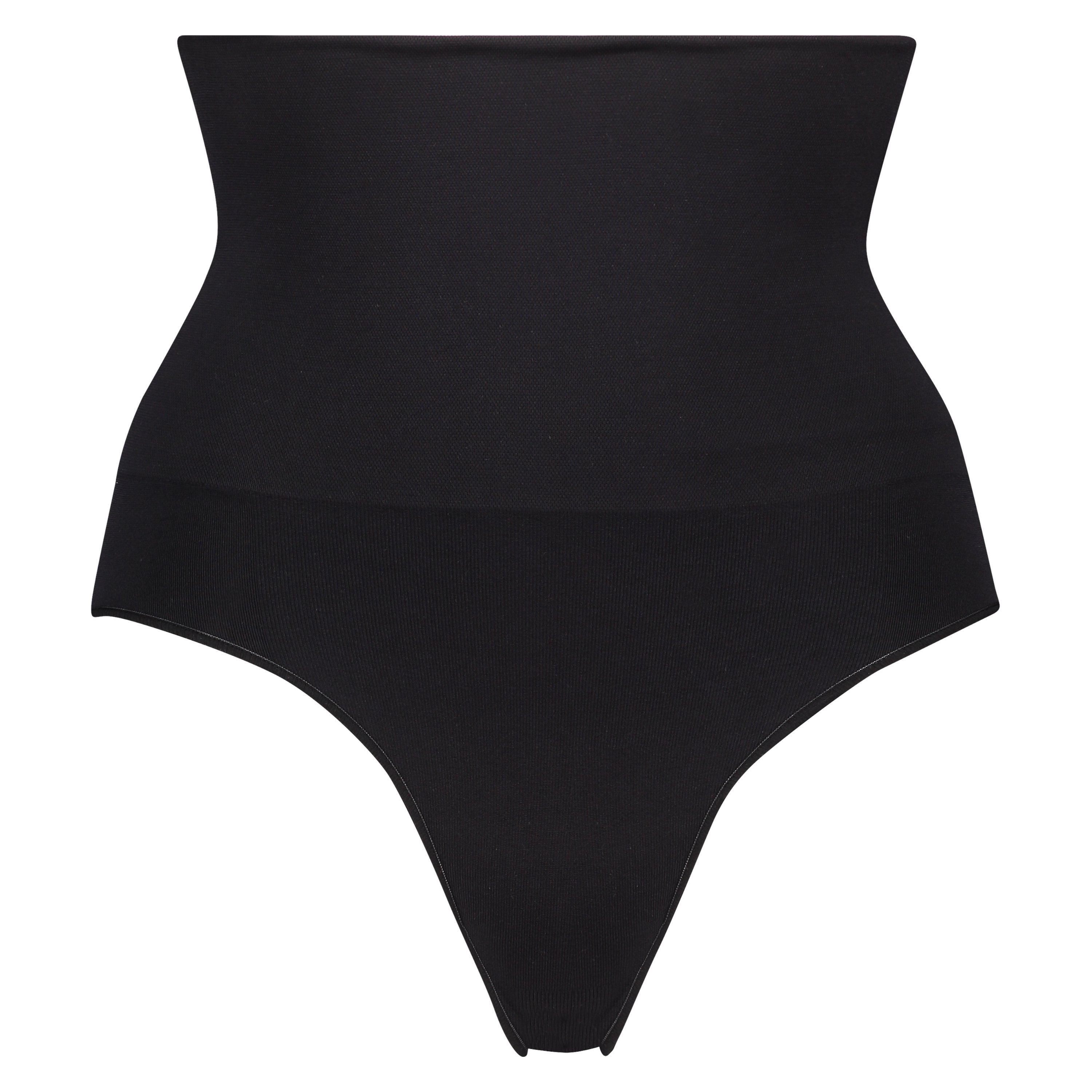 Slip raffermissant taille haute, Noir, main
