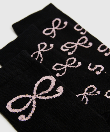 2 Paires de Chaussettes en Coton, Gris