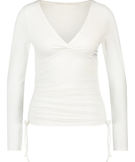Top Xenia HKM x NA-KD, Blanc