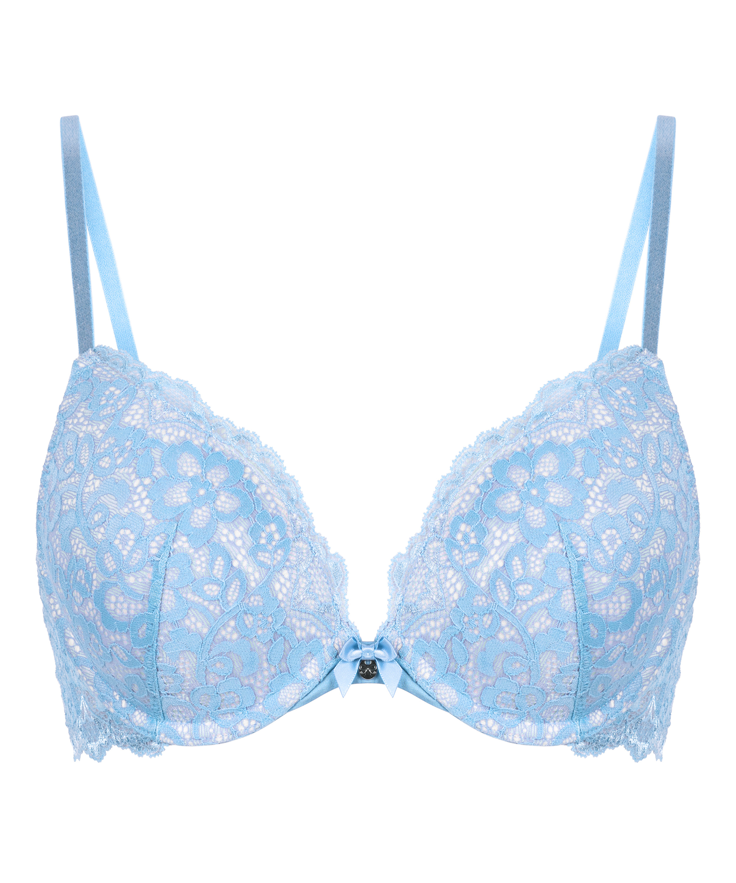 Soutien-gorge à armatures préformé push-up Marine, Bleu, main