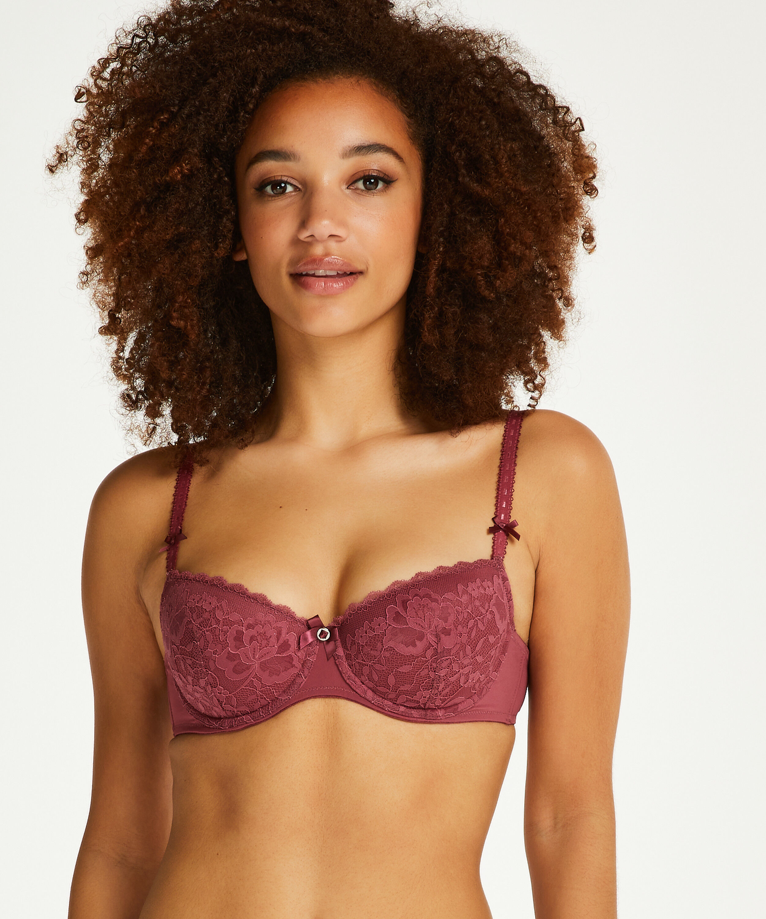 Soutien-gorge &agrave; armatures pr&eacute;form&eacute; Maya, Rouge