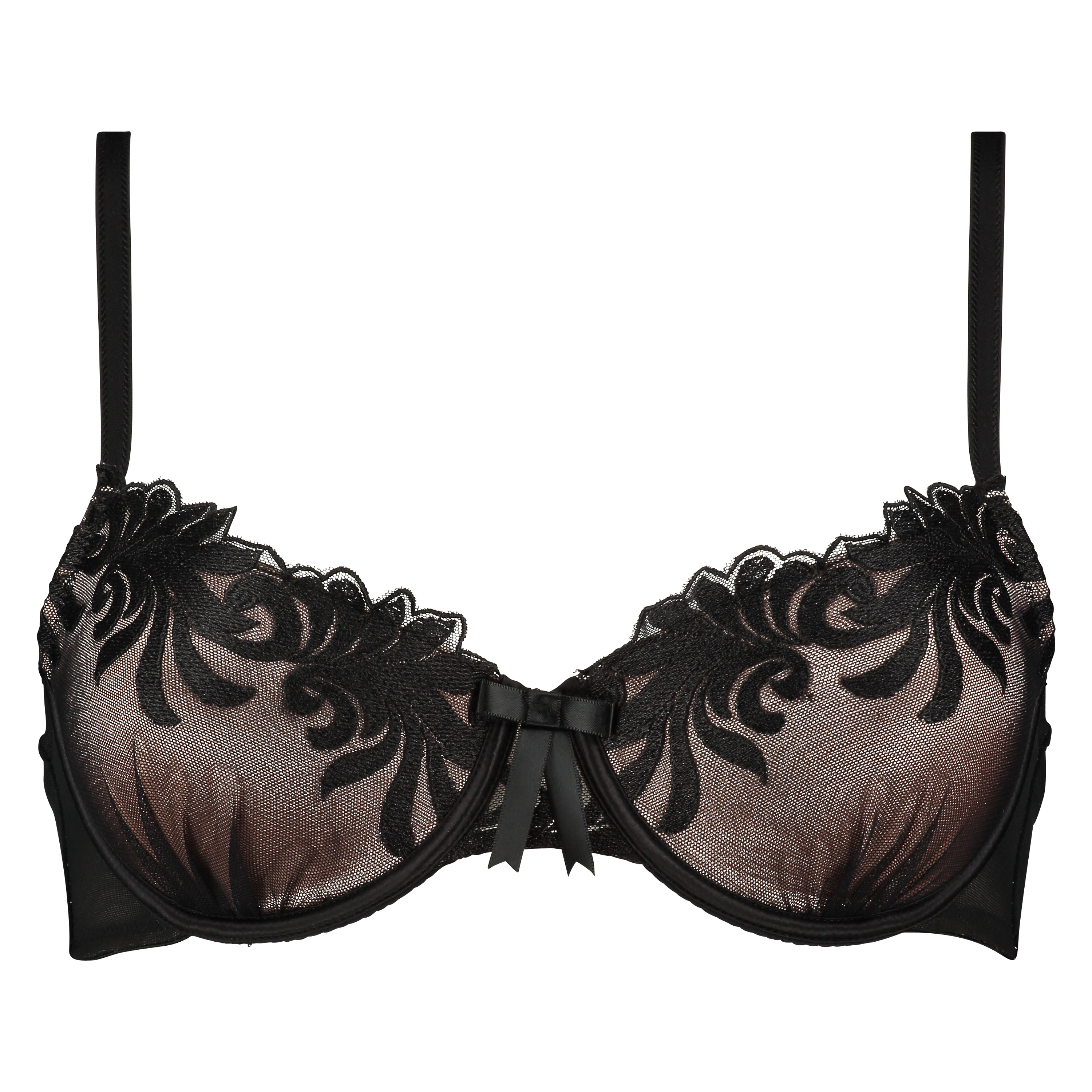 Padded underwired bra Vanity, Noir, main