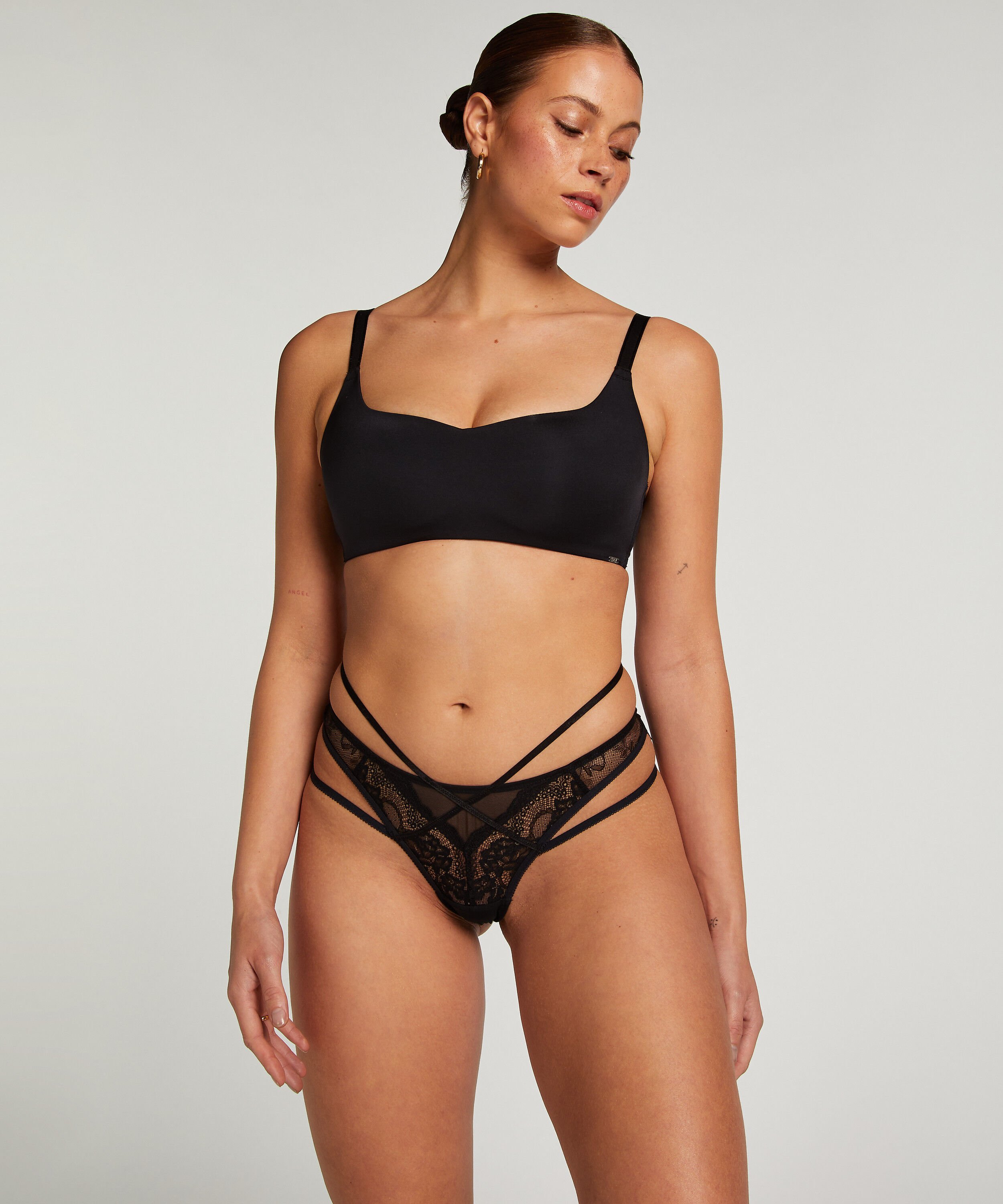 Slip brésilien Amala, Noir