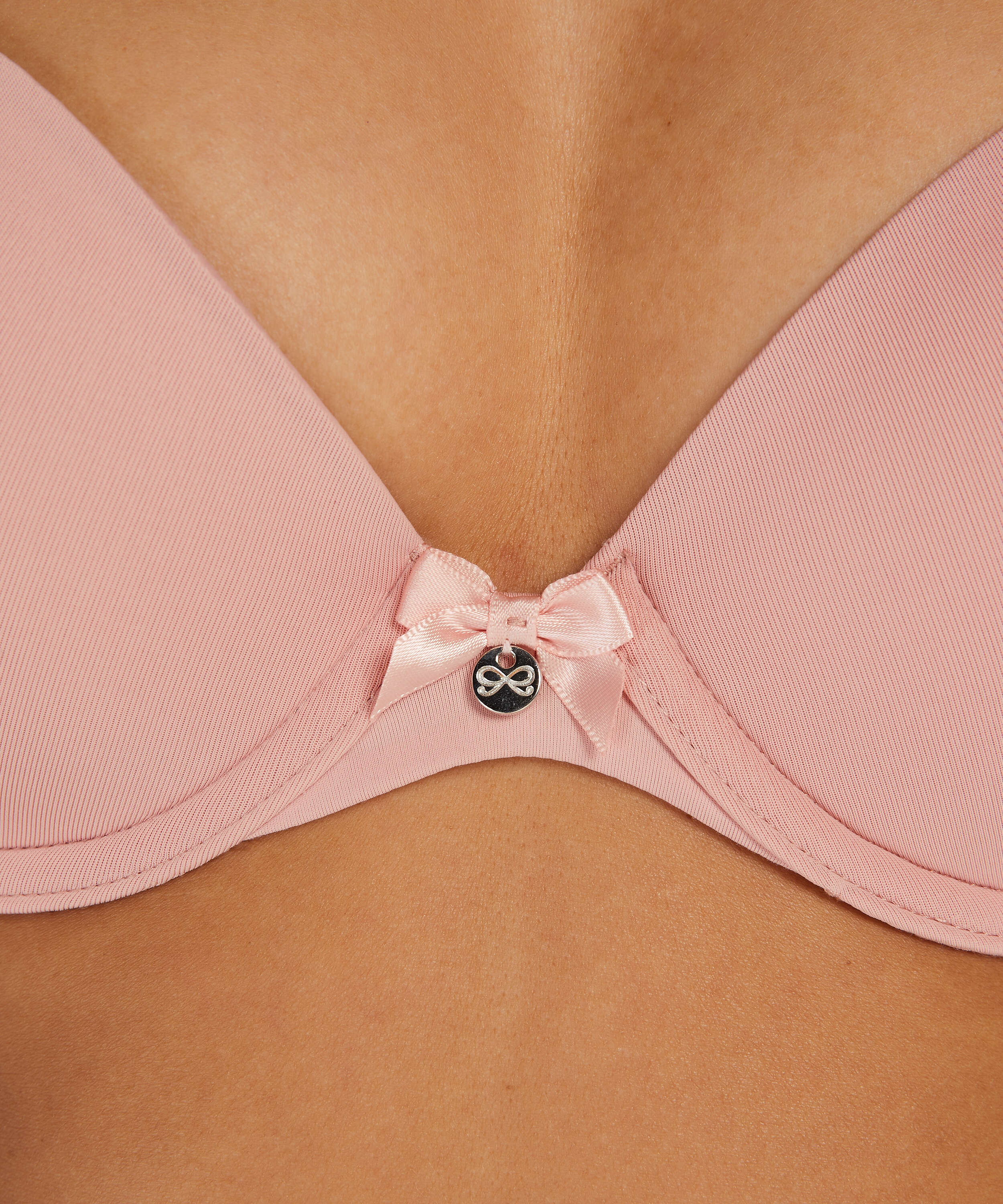 Soutien-gorge &agrave; armatures pr&eacute;form&eacute; Plunge, Rose, main