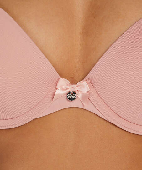 Soutien-gorge &agrave; armatures pr&eacute;form&eacute; Plunge, Rose