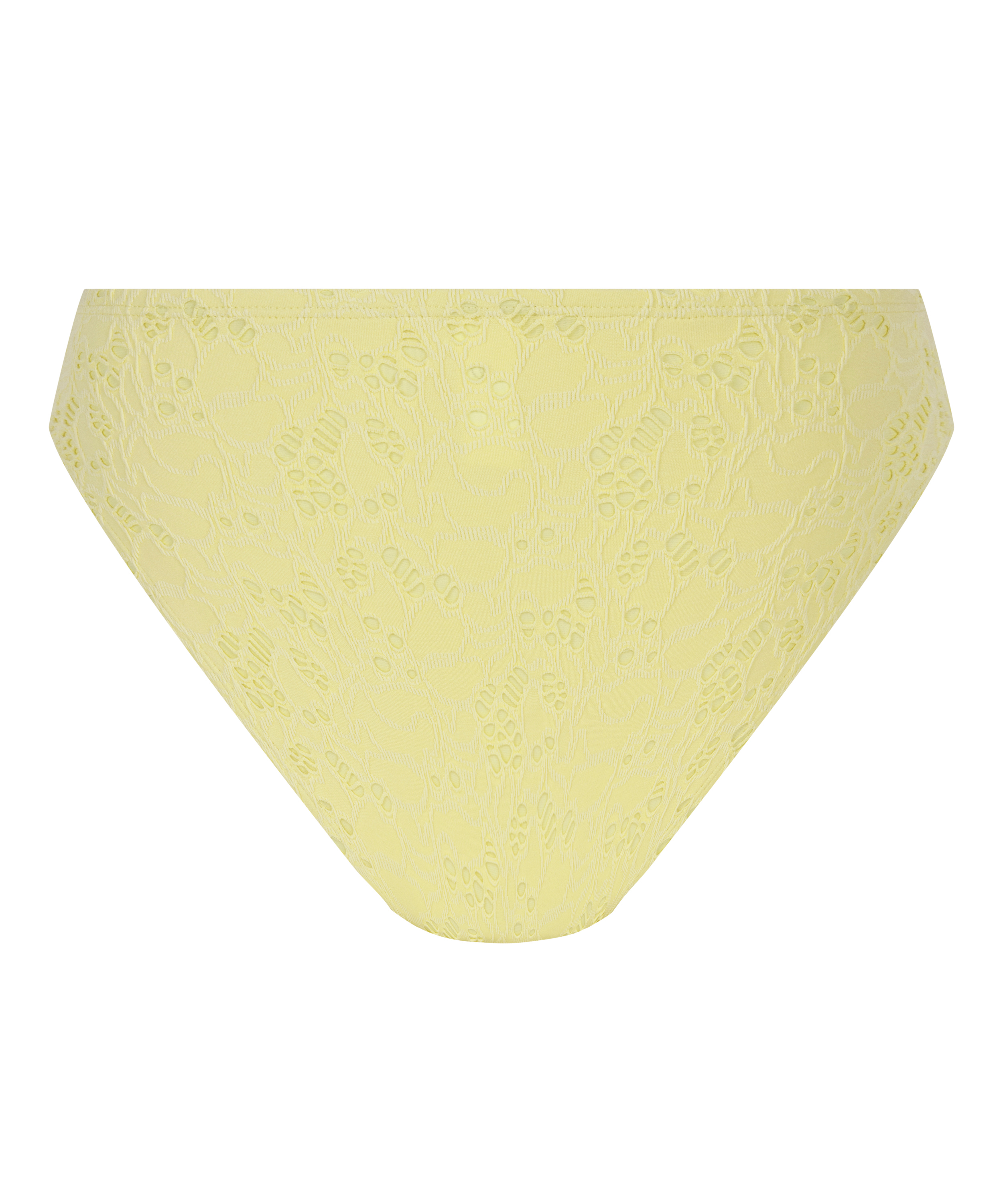 Bas de bikini Crochet, Jaune, main