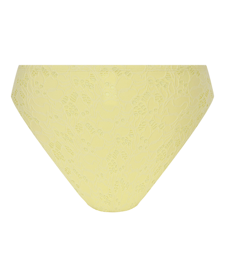 Bas de bikini Crochet, Jaune