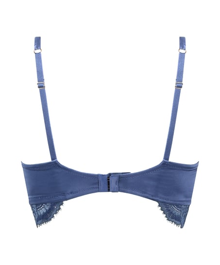 Soutien-gorge à armatures non-préformé longline Daan, Bleu