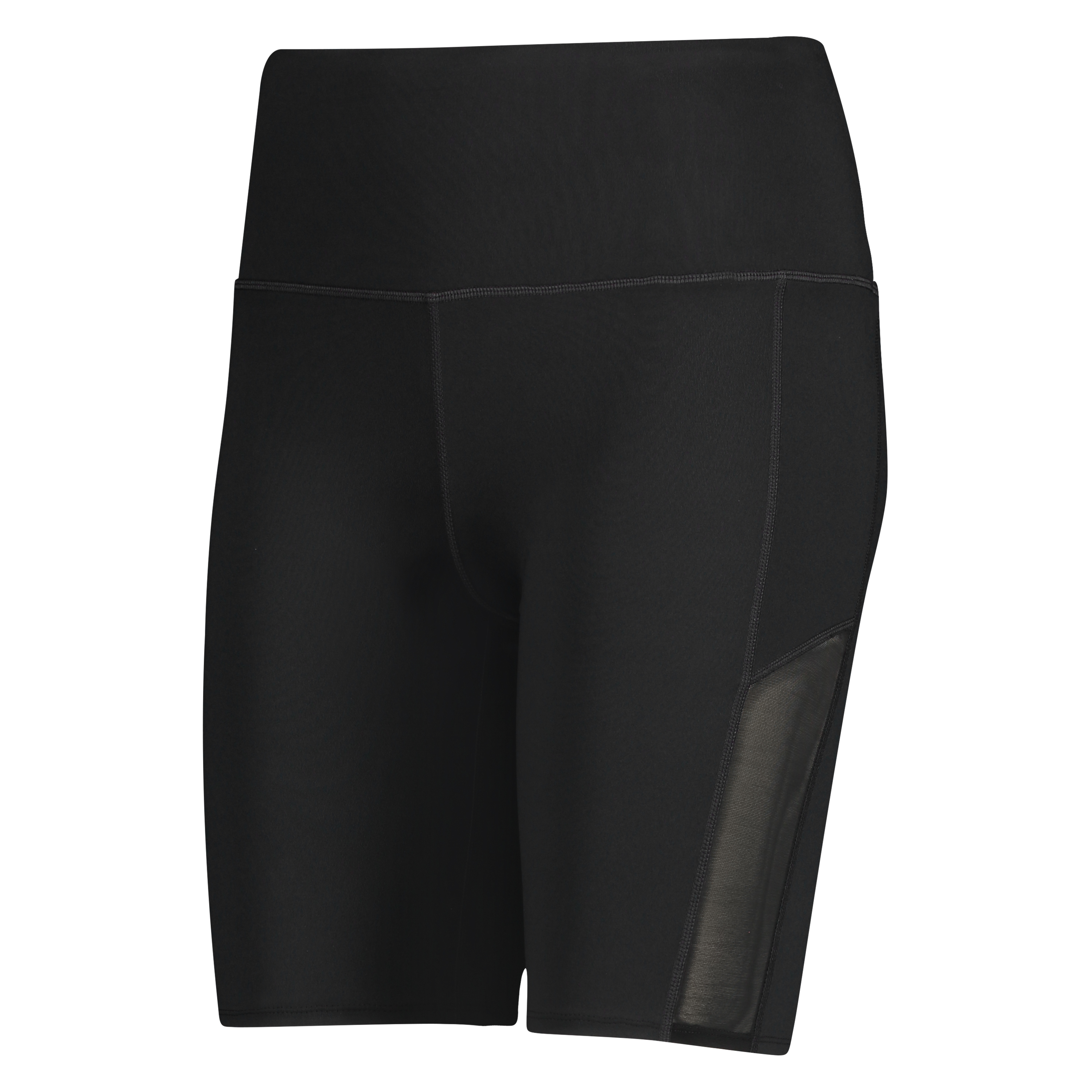 Short cycliste taille haute HKMX, Noir, main