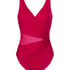 Maillot de bain Shaping Shell Mesh, Rose