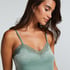 Camisole velours Dentelle, Vert