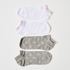 Lot de 2 paires de chaussettes en coton Trainerliners, Gris