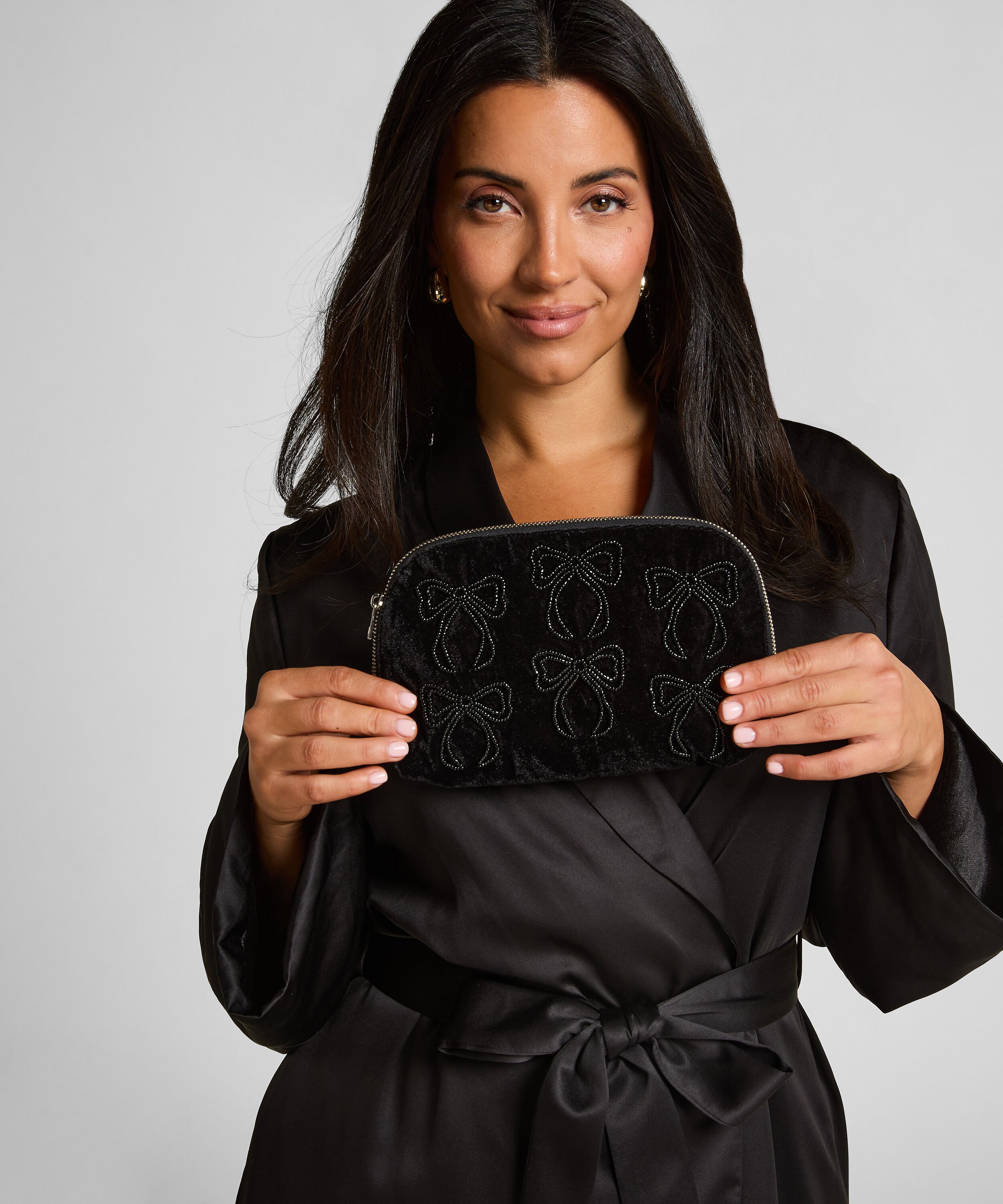 Trousse de maquillage à nœuds