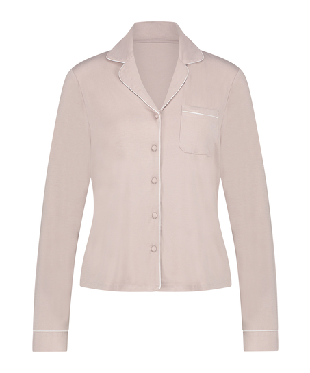 Veste à manches longues en jersey Essential, Beige