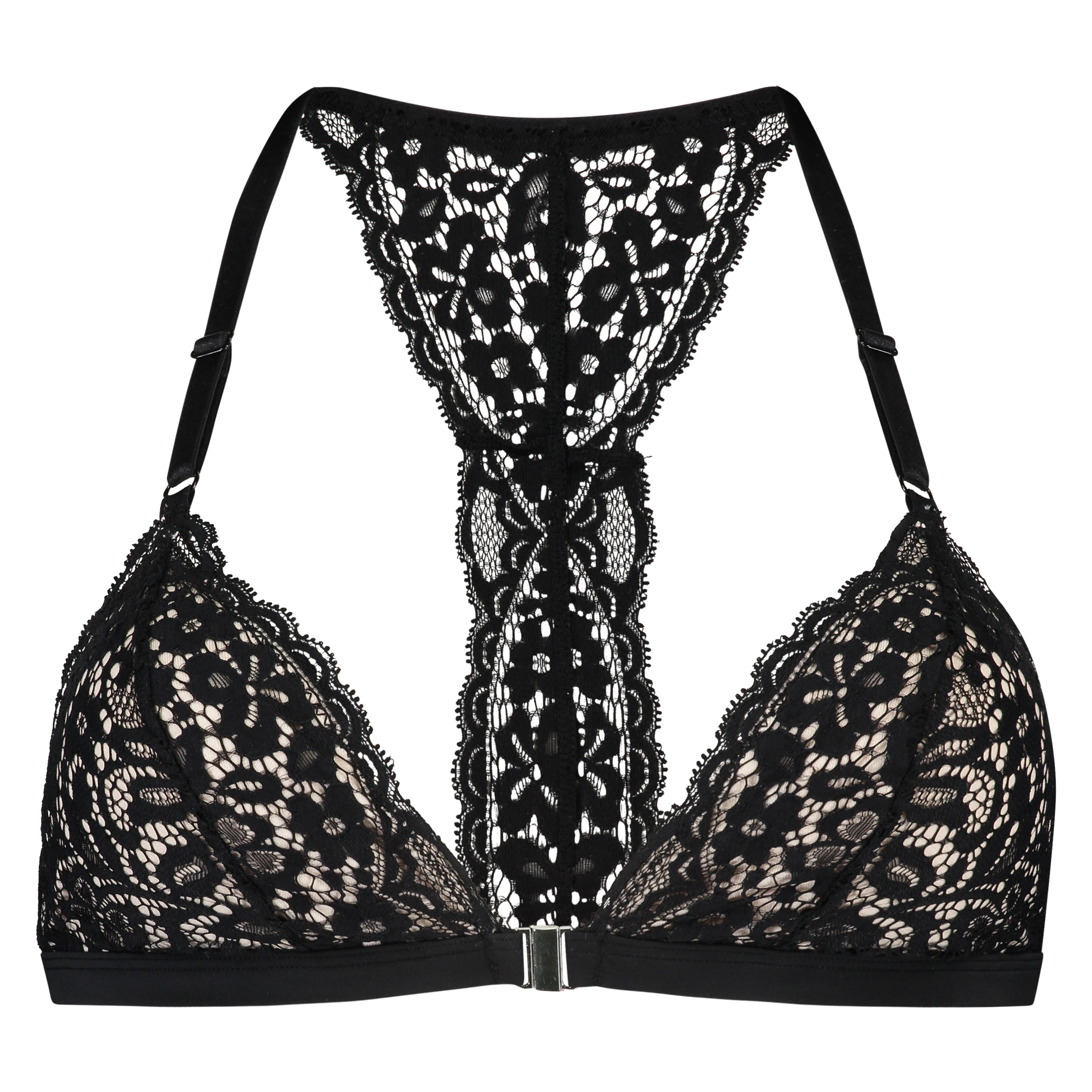 Préformé triangle brassière Marina, Noir, main