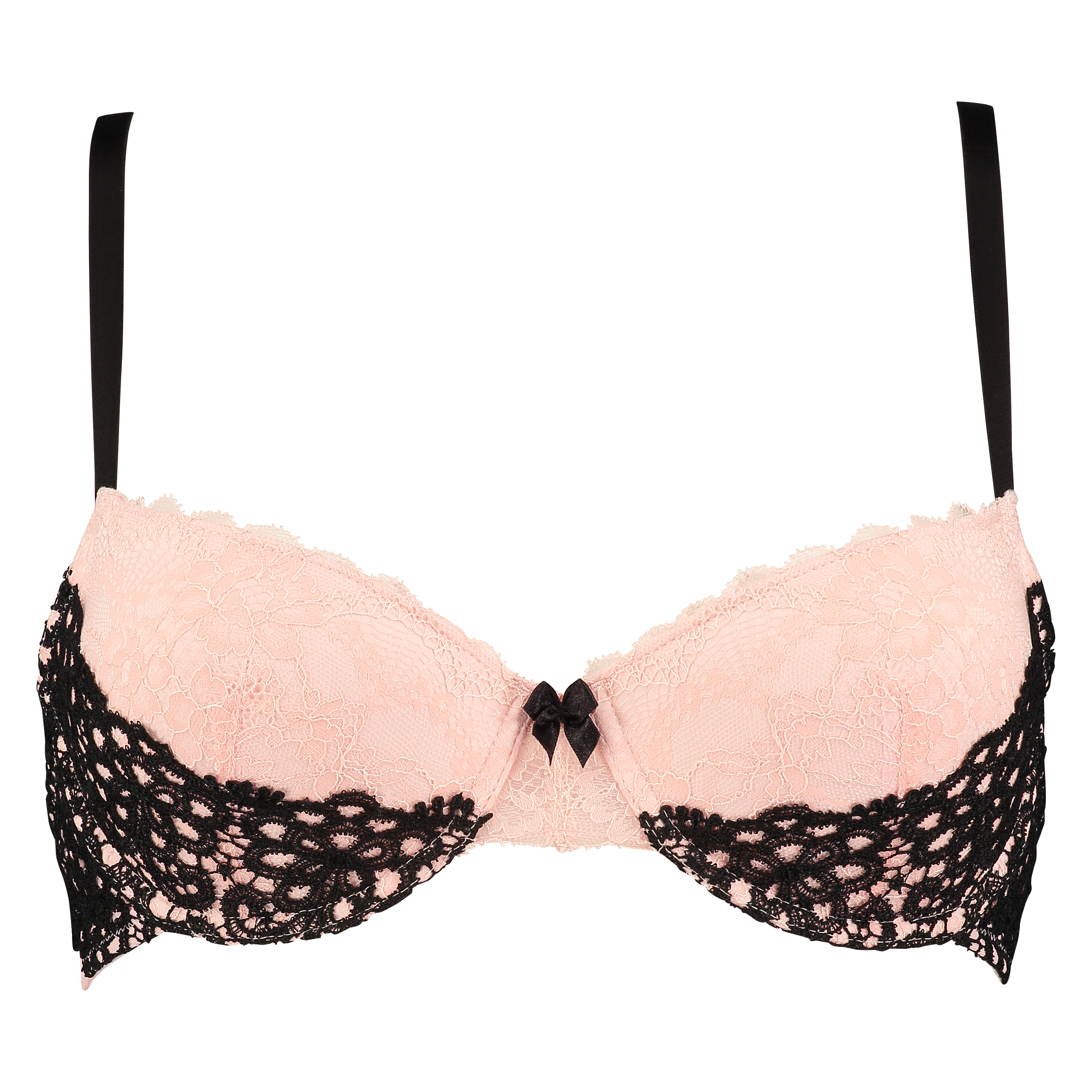 Padded underwired  bra Lory, Rose, main