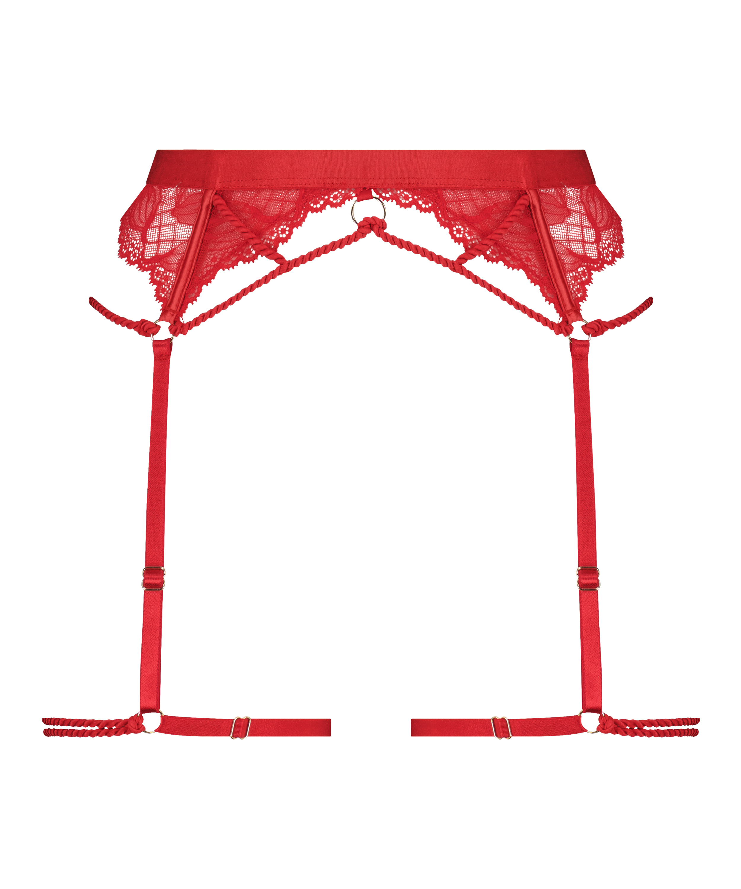 Porte-jarretelles Bellini, Rouge, main