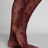 Collants Allover Lace, Rouge
