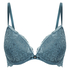 Soutien-gorge &agrave; armatures pr&eacute;form&eacute; push-up Marine, Bleu