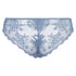 Slip brésilien Invisible Lace Back, Bleu