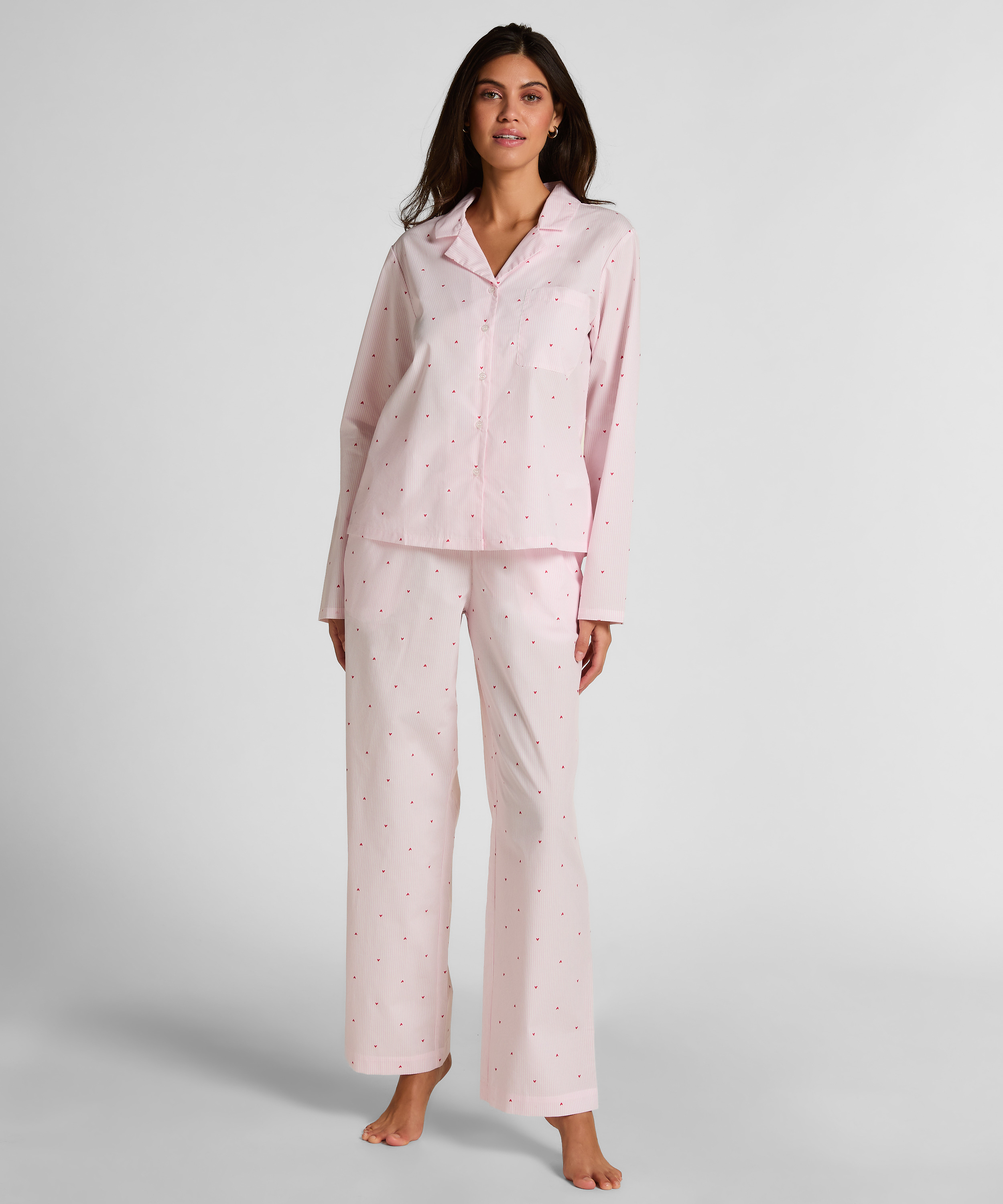 Chemise en coton, Blanc, main