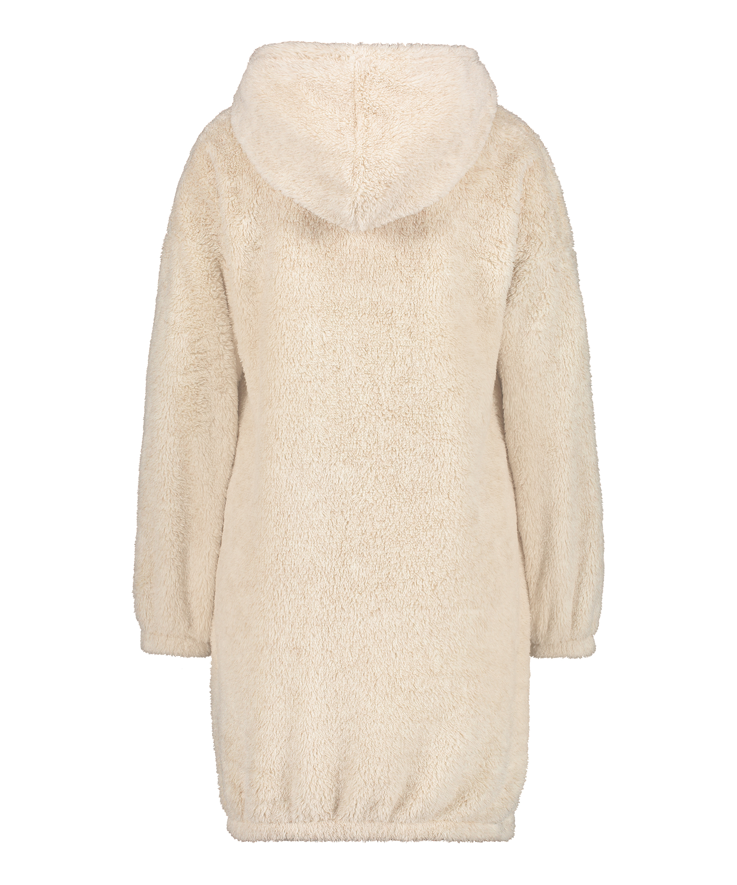 Robe snuggle polaire femme, Beige, main