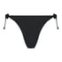 Bas de bikini string Luxe, Noir
