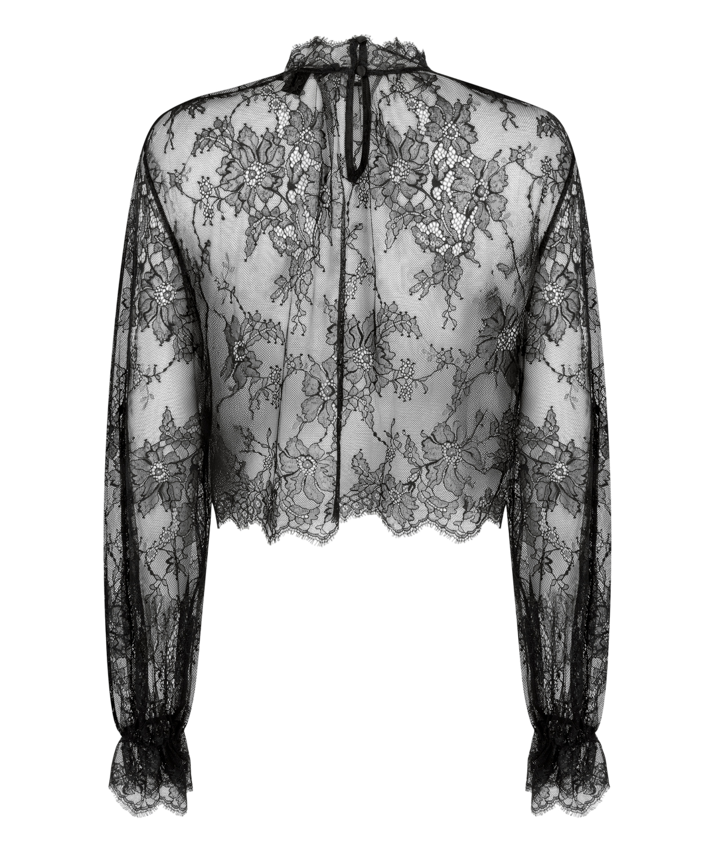 Haut de pyjama Cecilia, Noir, main