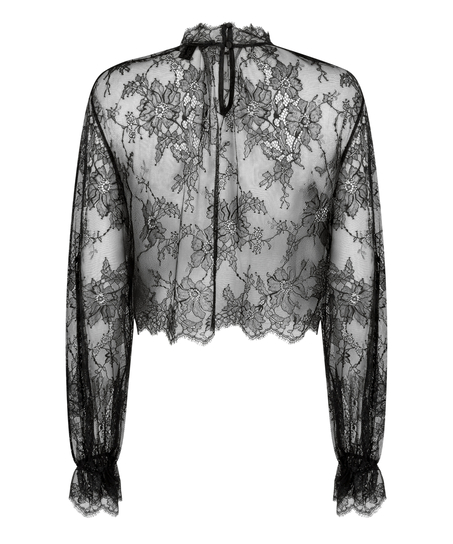 Haut de pyjama Cecilia, Noir