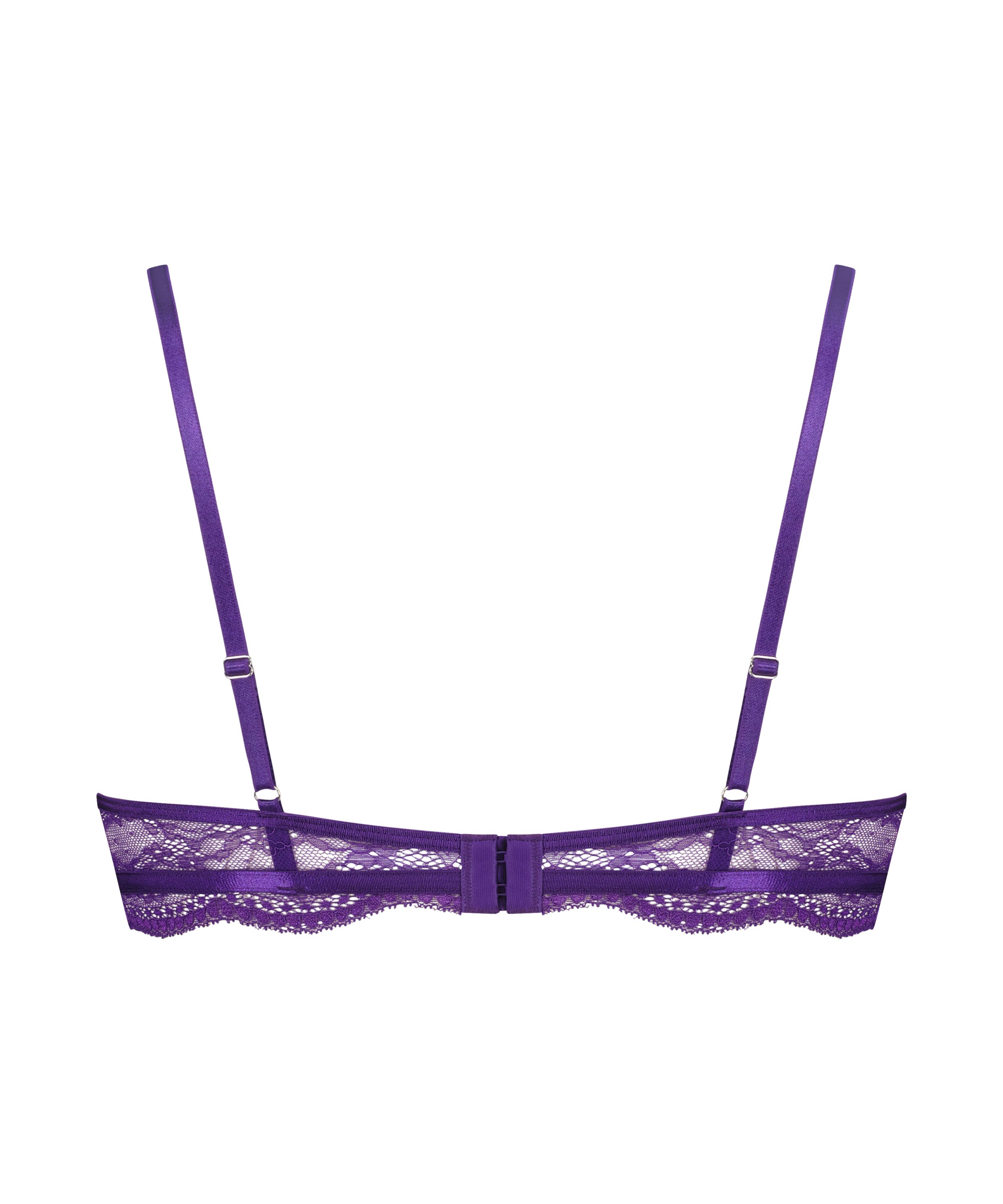 Soutien-gorge non-rembourr&eacute; &agrave; armatures Isabelle, Violet, main