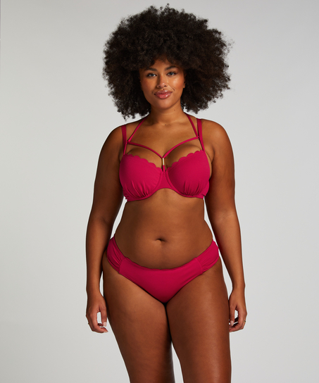Slip de Bikini Rio Scallop, Rose